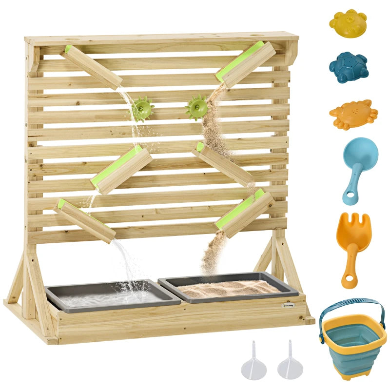 Outsunny Outdoor Kids Running Water and Sand Playset