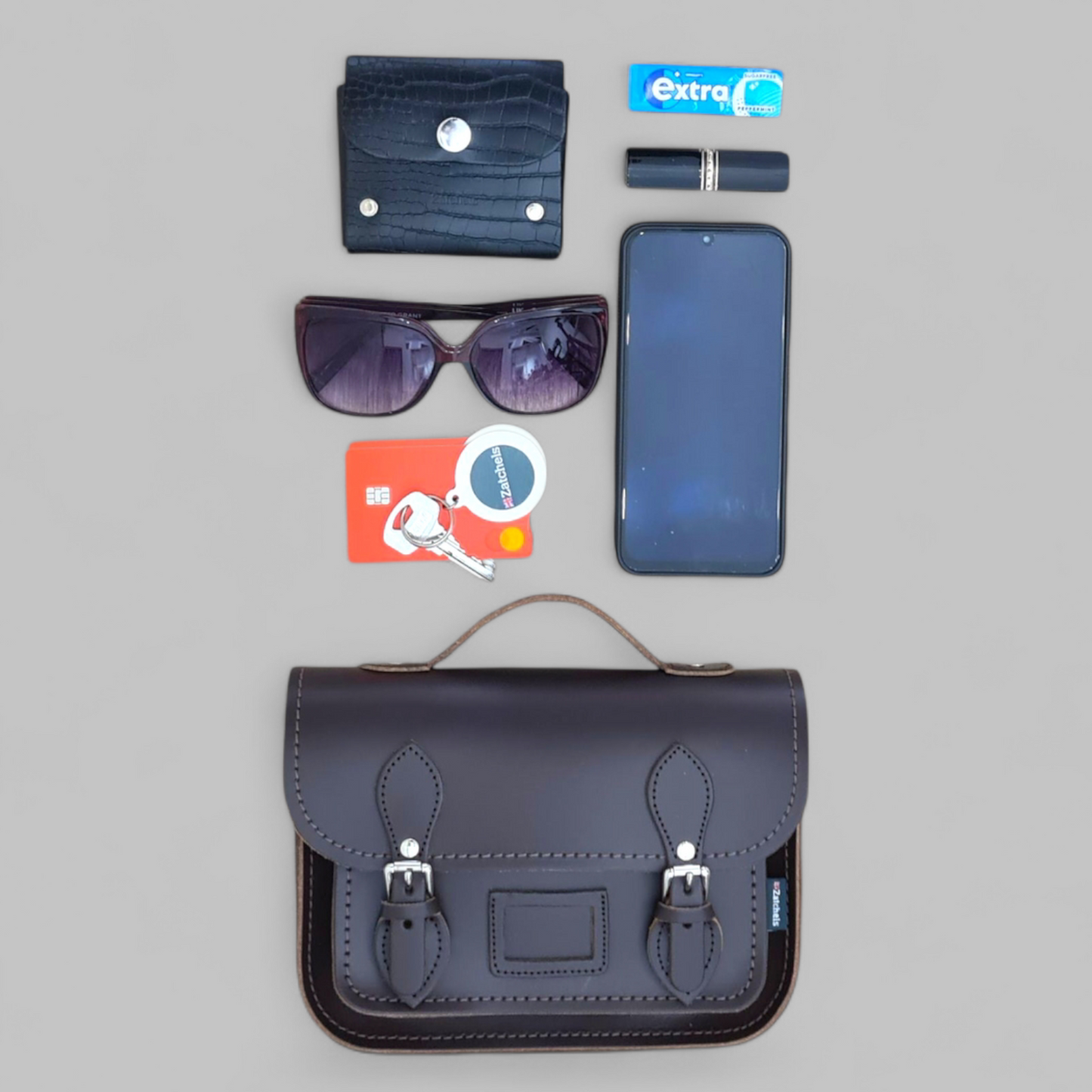 Leather Midi Satchel - Rachel Gadsden Artist Edition