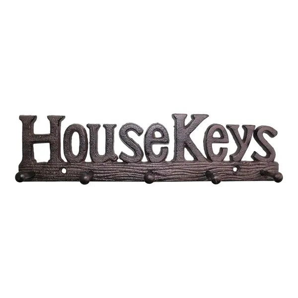 Cast Iron House Keys Wall Hook
