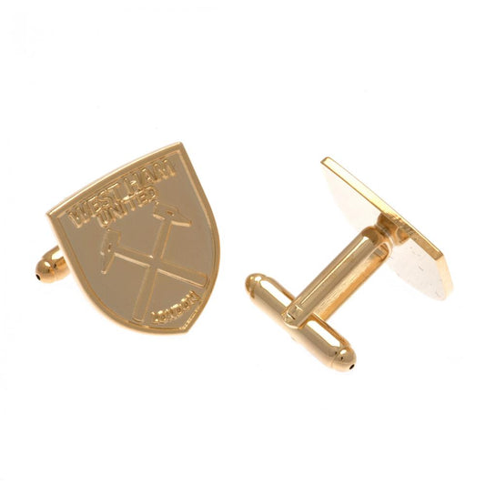 West Ham United FC Gold Plated Cufflinks