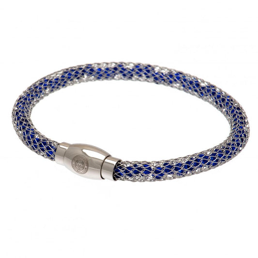 Leicester City FC Caged Bead Bracelet