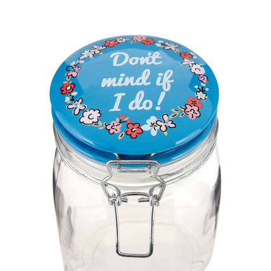 Pretty Things Glass Jar   1000Ml