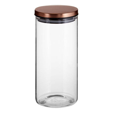 Freska Rose Gold Lid Storage Jar   1300Ml