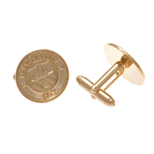 Manchester City FC Gold Plated Cufflinks