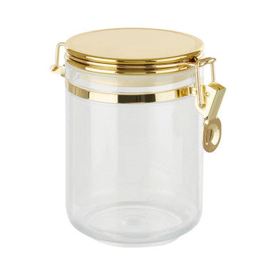 Gozo Jar With Gold Lid 800 Ml