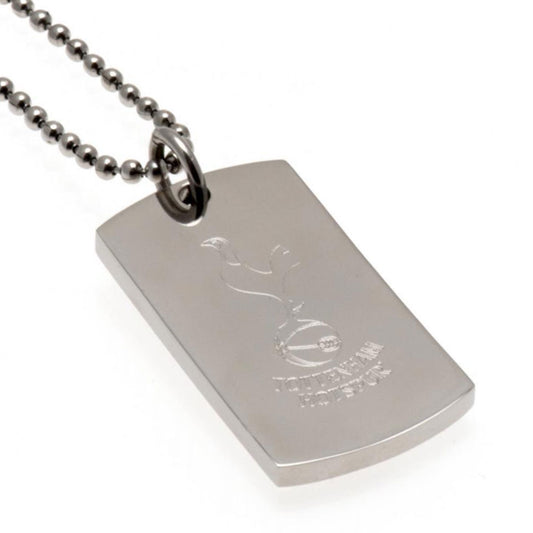 Tottenham Hotspur FC Engraved Dog Tag & Chain