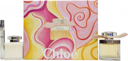 Chloé Signature Gift Set 75ml EDP + 100ml Body Lotion + 10ml EDP