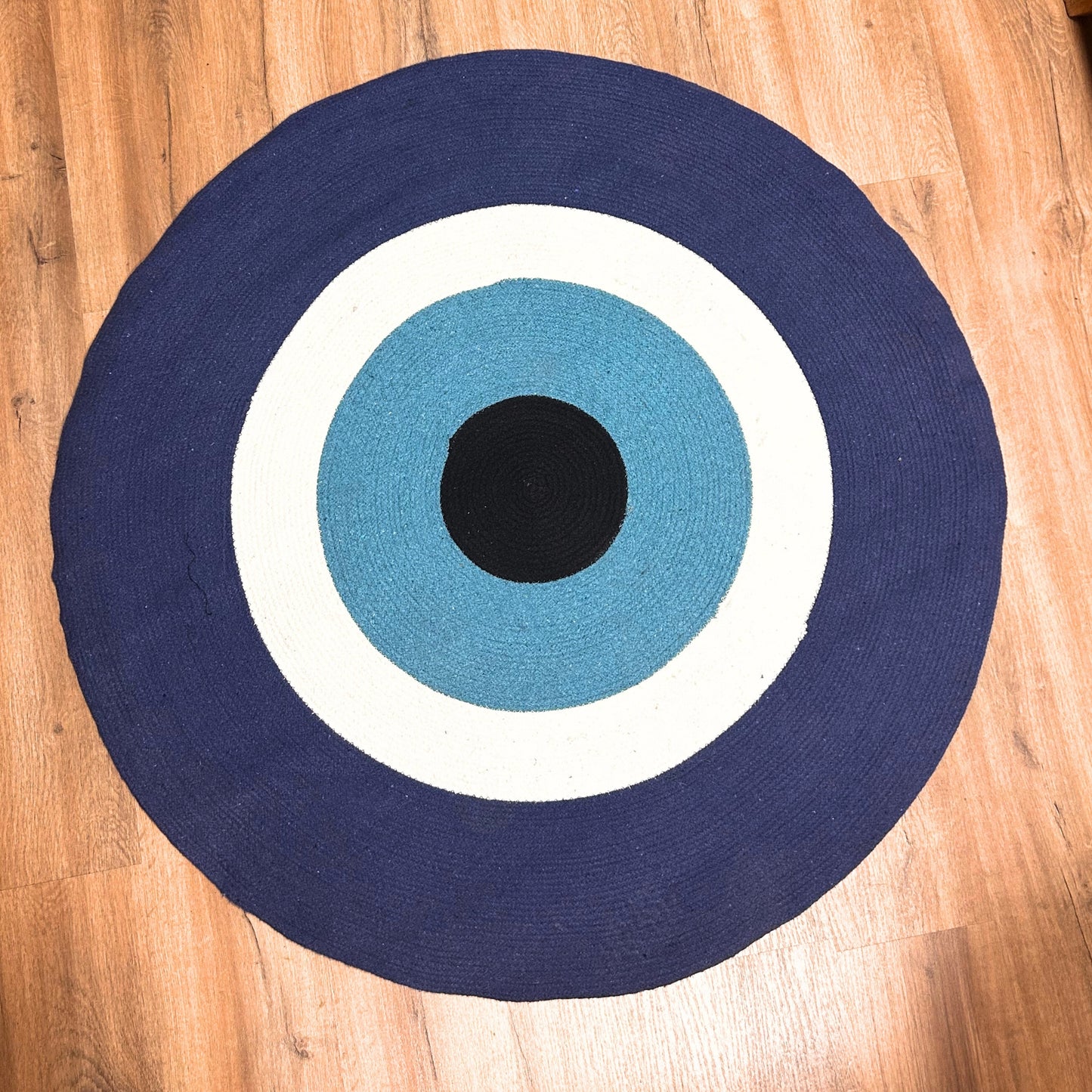 Cotton Rope Evil Eye Rug