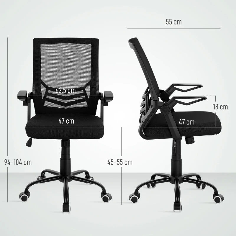 Vinsetto Mesh Office Chair - Black