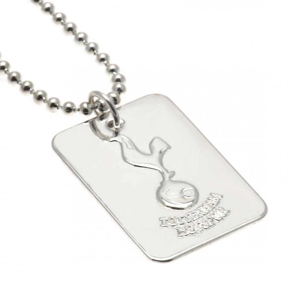 Tottenham Hotspur FC Silver Plated Dog Tag & Chain