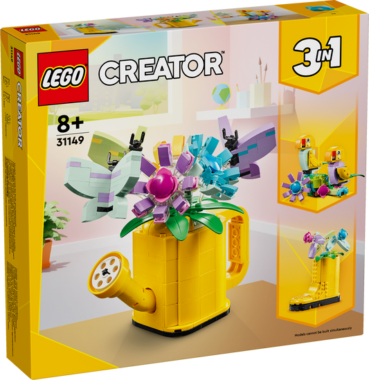 Lego Creator 3 in 1 31149 Flowers in Watering Can for Ages 8 and Up