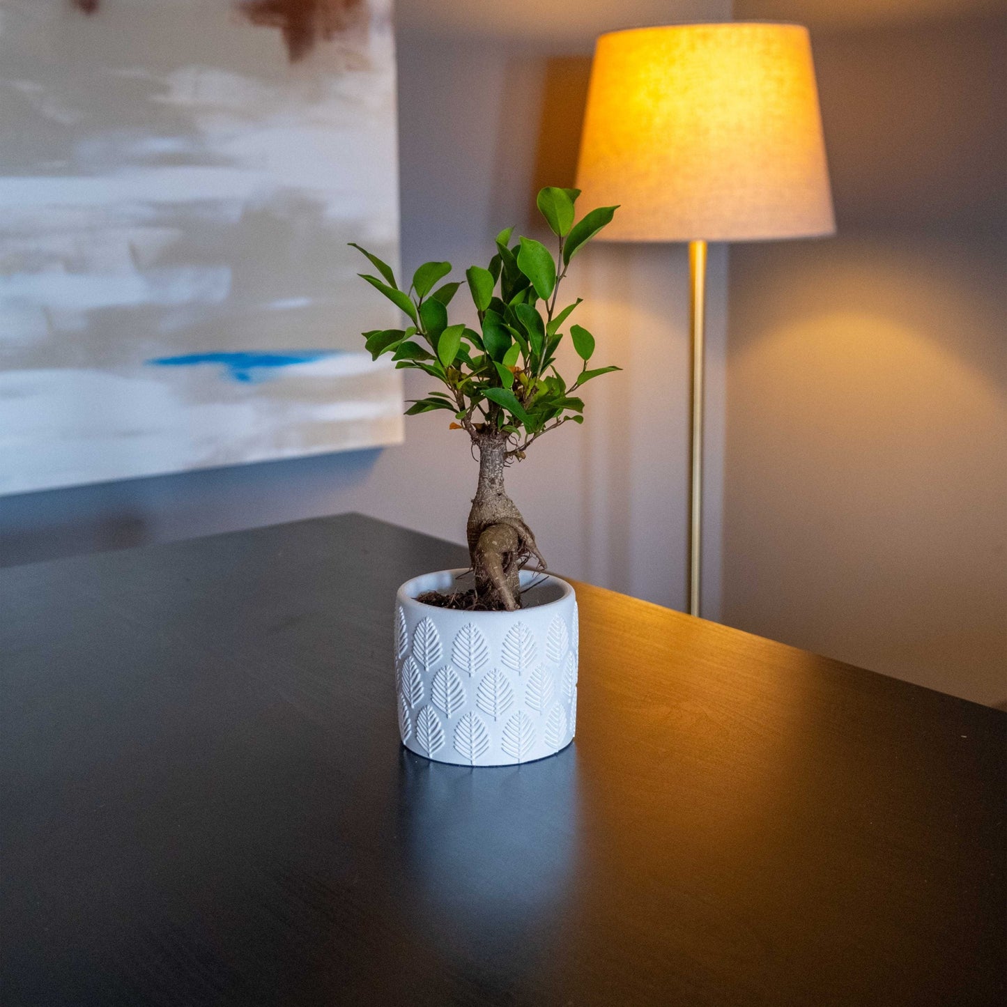 WHITE CONCRETE IVY AND GREEN CONCRETE