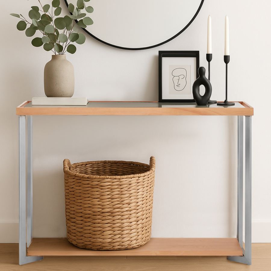 Kensington Townhouse Mirrored Top Console Table