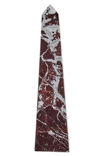 Salmo Large Red Marble Obelisk
