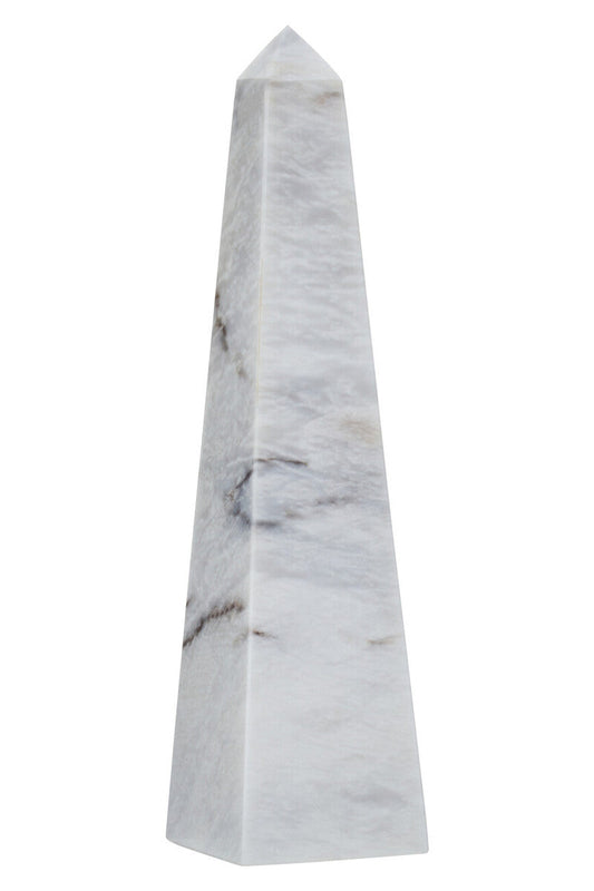 Salmo Large White Marble Obelisk