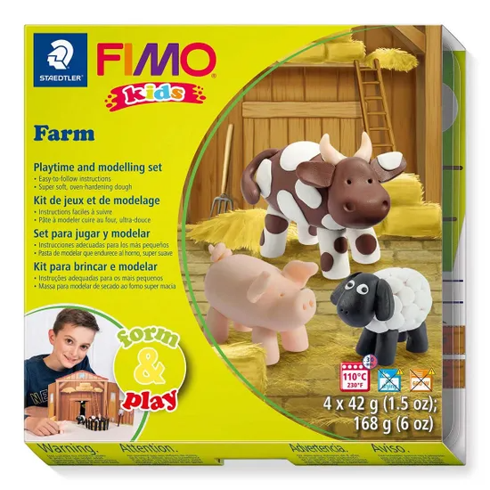 FIMO Kids Form and Play Farm Set