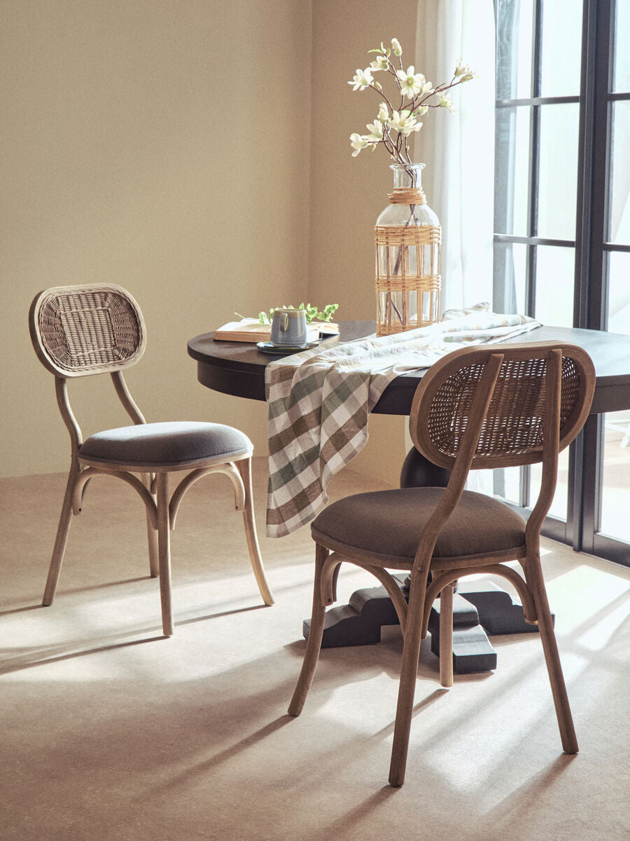 Cebu Grey Wash Elm Wood Dining Chair