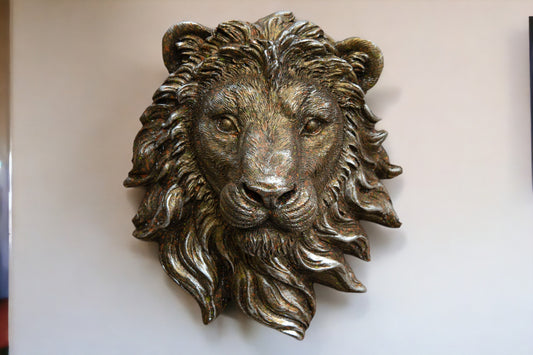 Smaller Wall Mounted Lion Head