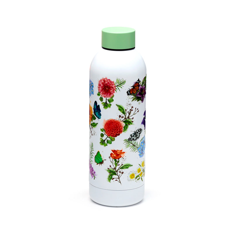 Reusable Insulated Drinks Bottle 530ml - Butterfly Meadows