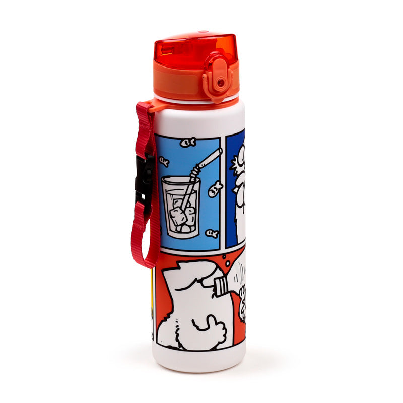 600ml Shatterproof Pop Top Water Bottle - Simon's Cat