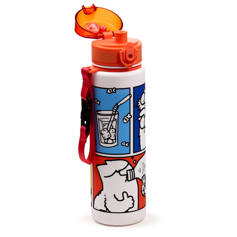 600ml Shatterproof Pop Top Water Bottle - Simon's Cat