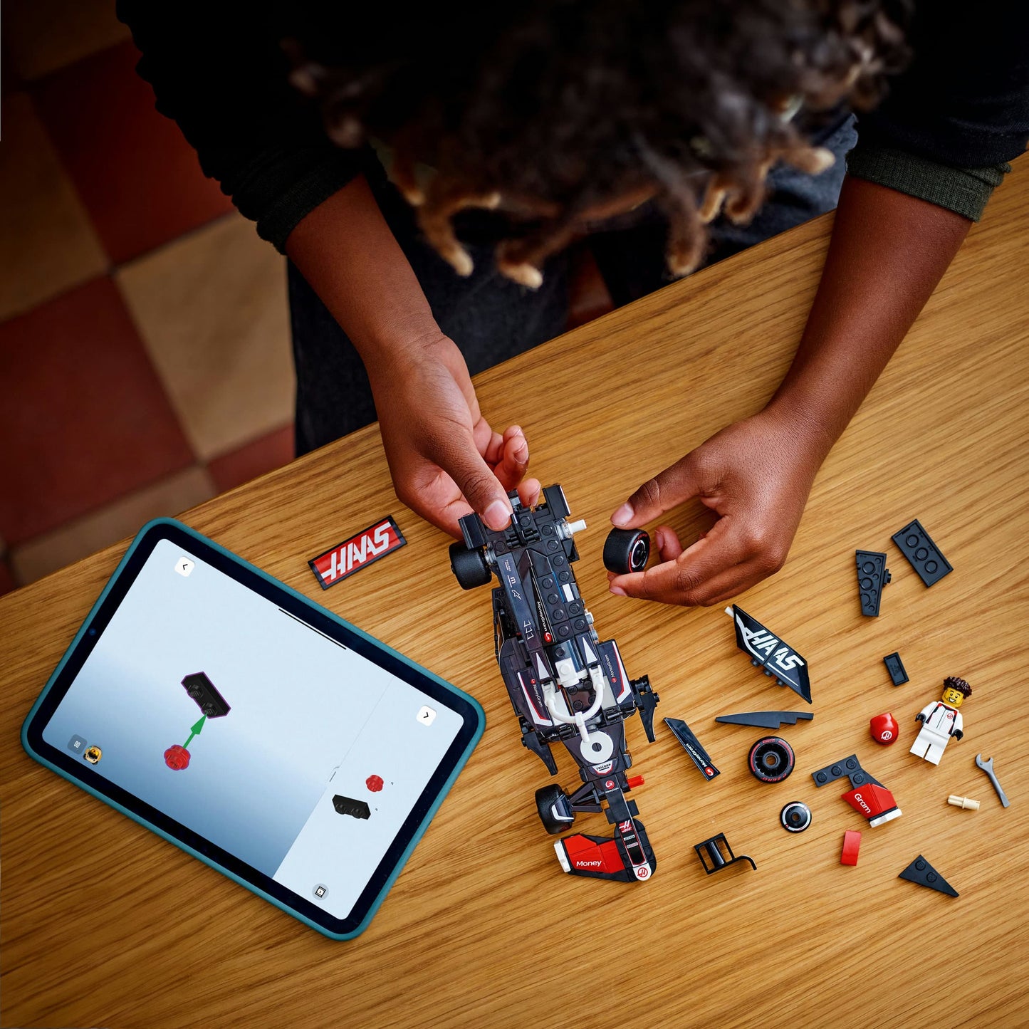 Lego Speed Champions 77250 MoneyGram Haas F1 Team VF-24 Race Car 10+