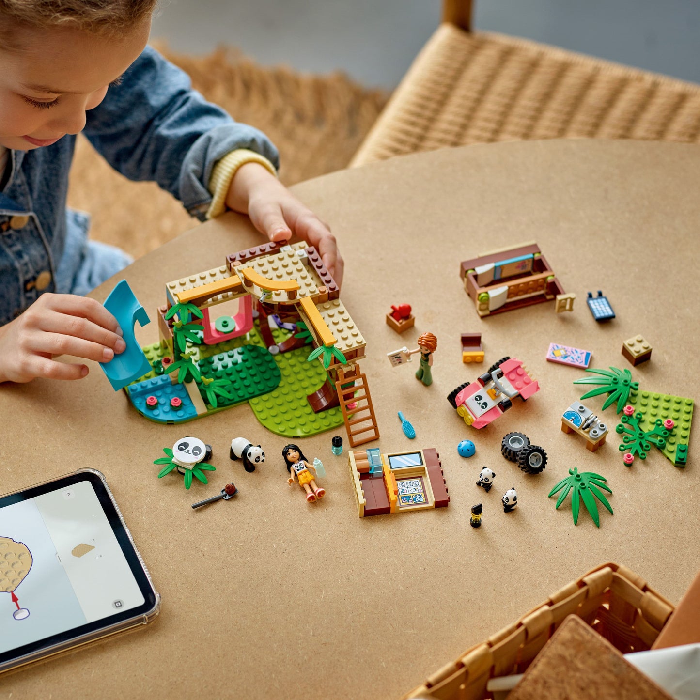 Lego Friends 42648 Panda Sanctuary Animal Care Set for Ages 7 and Up