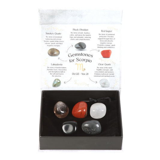 Scorpio Crystal Tumblestone Set