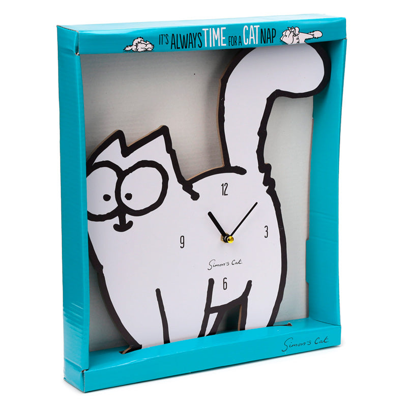 Decorative Simon's Cat Shaped Wall Clock