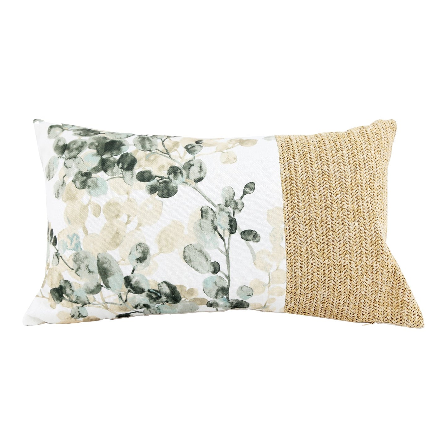 Daisy Leaf Print Scatter Cushion 49cm