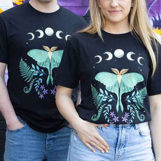 Luna Moth Unisex T-shirt Size S
