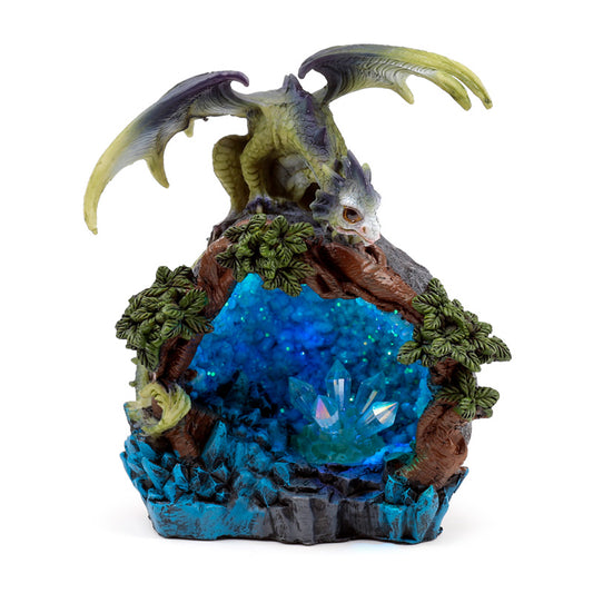 Elements Dragon - LED Woodland Crystal Den