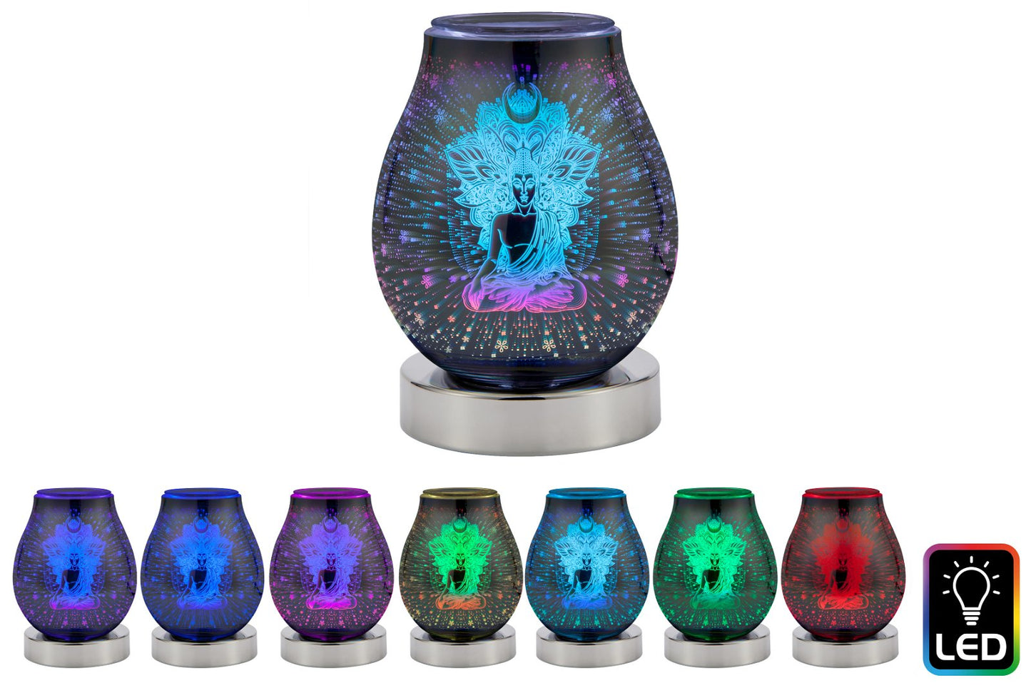 Buddha Oval LED Oil Burner