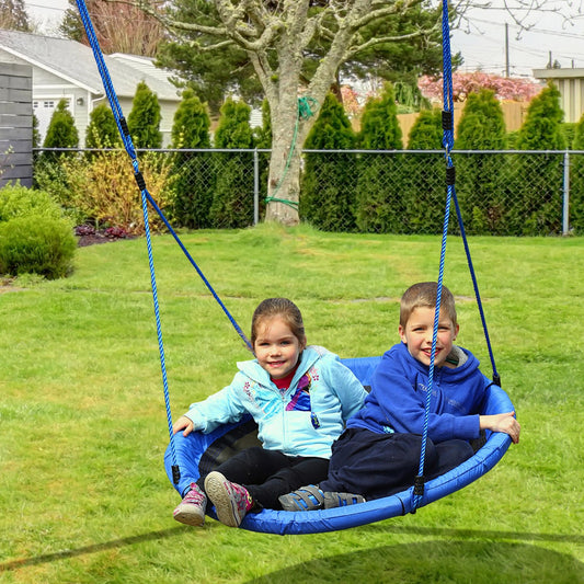 HOMCOM Kid Nest Swing Seat Saucer Tree Swing