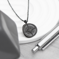 Personalised Compass Amulet Necklace