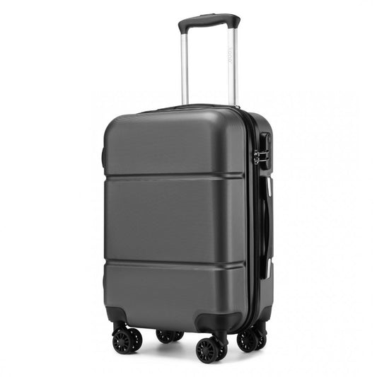 20 inch premium ABS cabin carry on Suitcase - Grey and Black