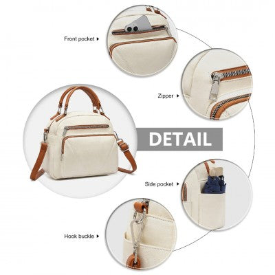 Bowler style shoulder bag