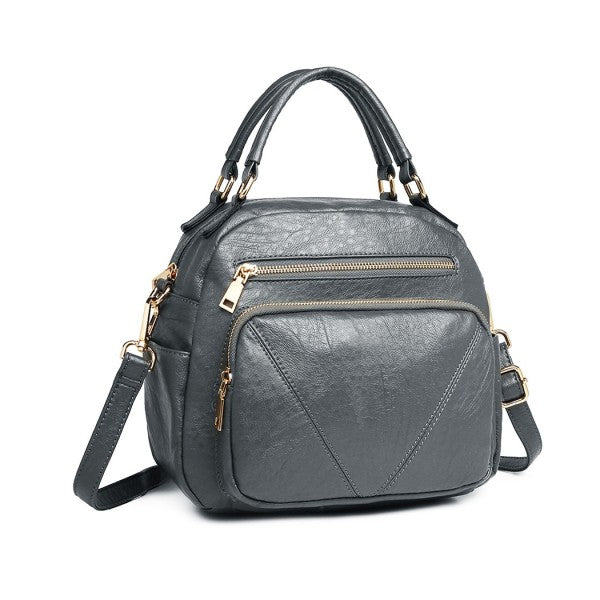 Bowler style shoulder bag