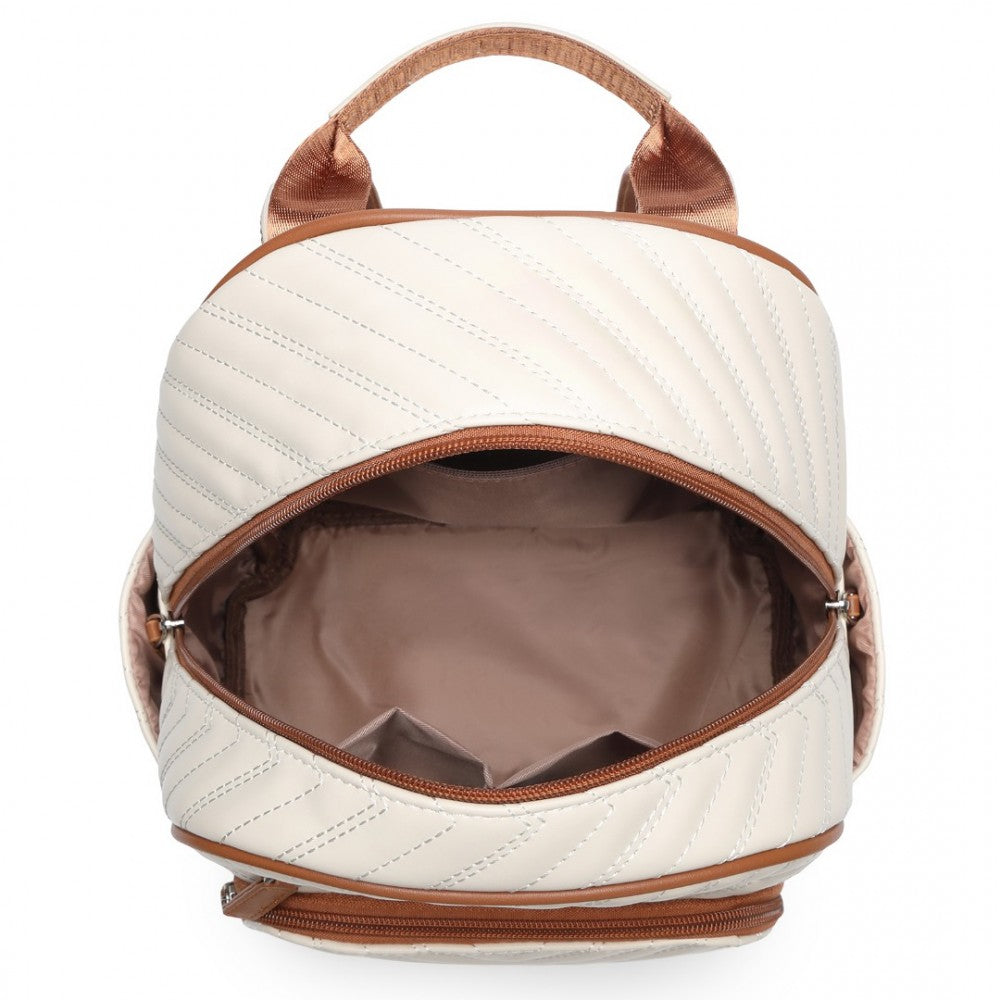 Miss Lulu Water-Resistant Chic Pu Leather Backpack