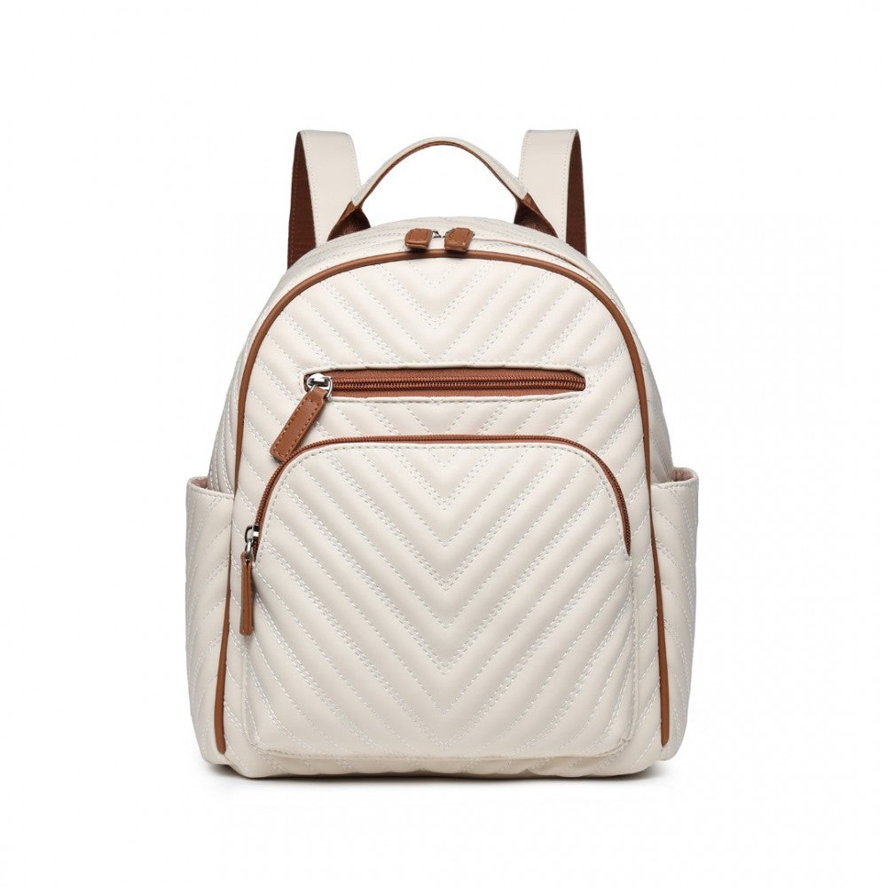 Miss Lulu Water-Resistant Chic Pu Leather Backpack