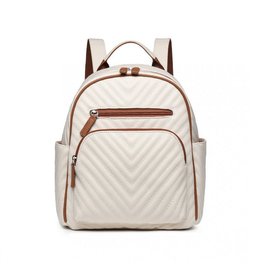 Miss Lulu Water-Resistant Chic Pu Leather Backpack