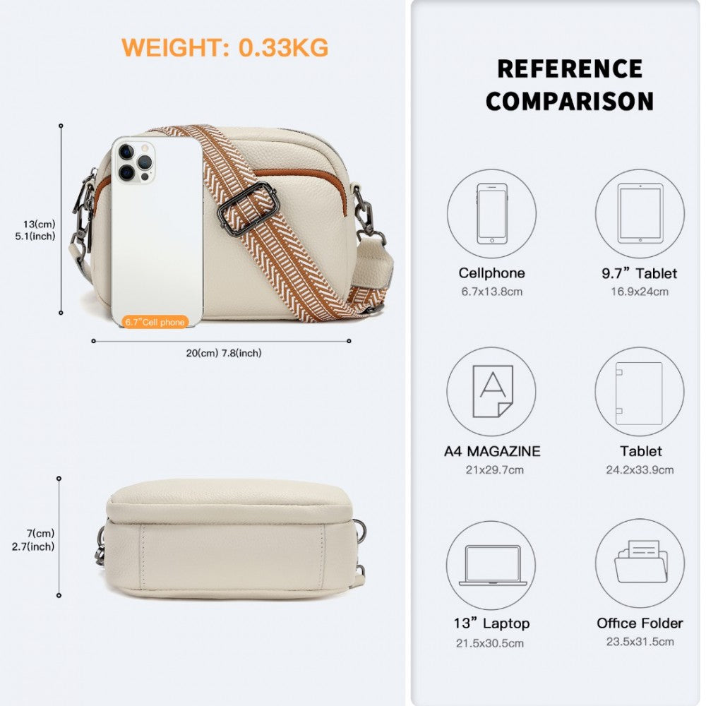 Leather Crossbody Shoulder Bag