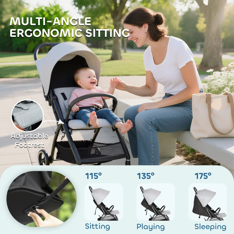 AIYAPLAY Travel Stroller