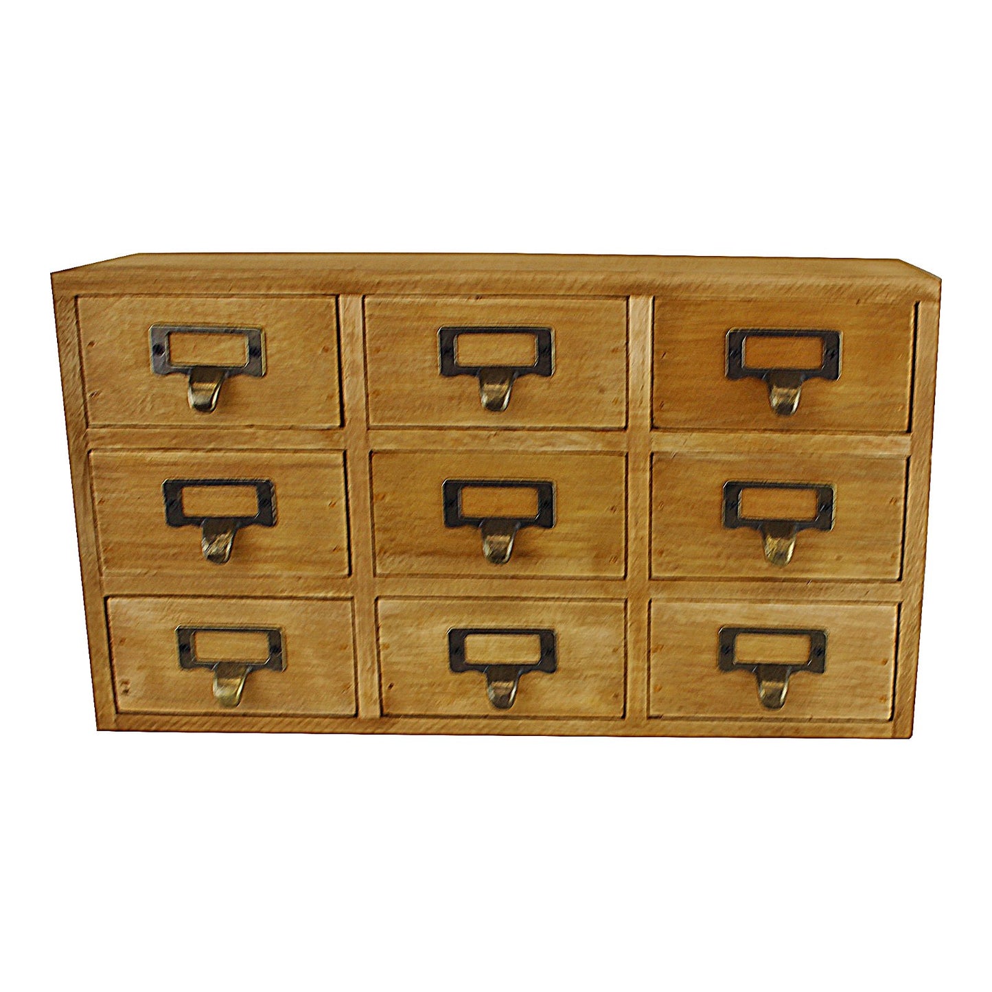 9 Drawer Triple Level Small Storage Unit, Trinket Drawers