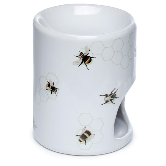 Nectar Meadows Bee Printed Ceramic Oil Burner