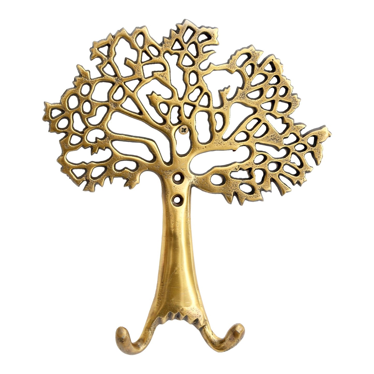 Antique Bronze Tree Of Life Hook 27cm