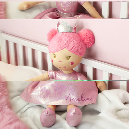 Personalised Princess Rag Doll