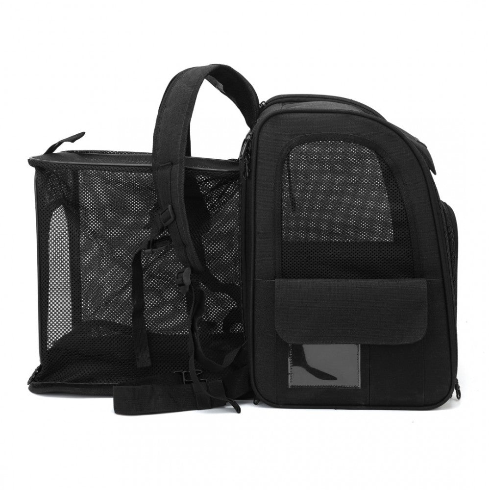 Expandable And Foldable Pet Backpack Carrier