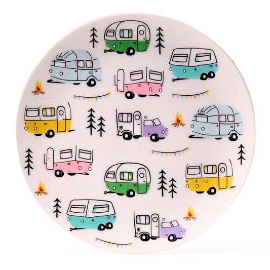 Recycled RPET Set of 4 Picnic Plates - Wildwood Caravan