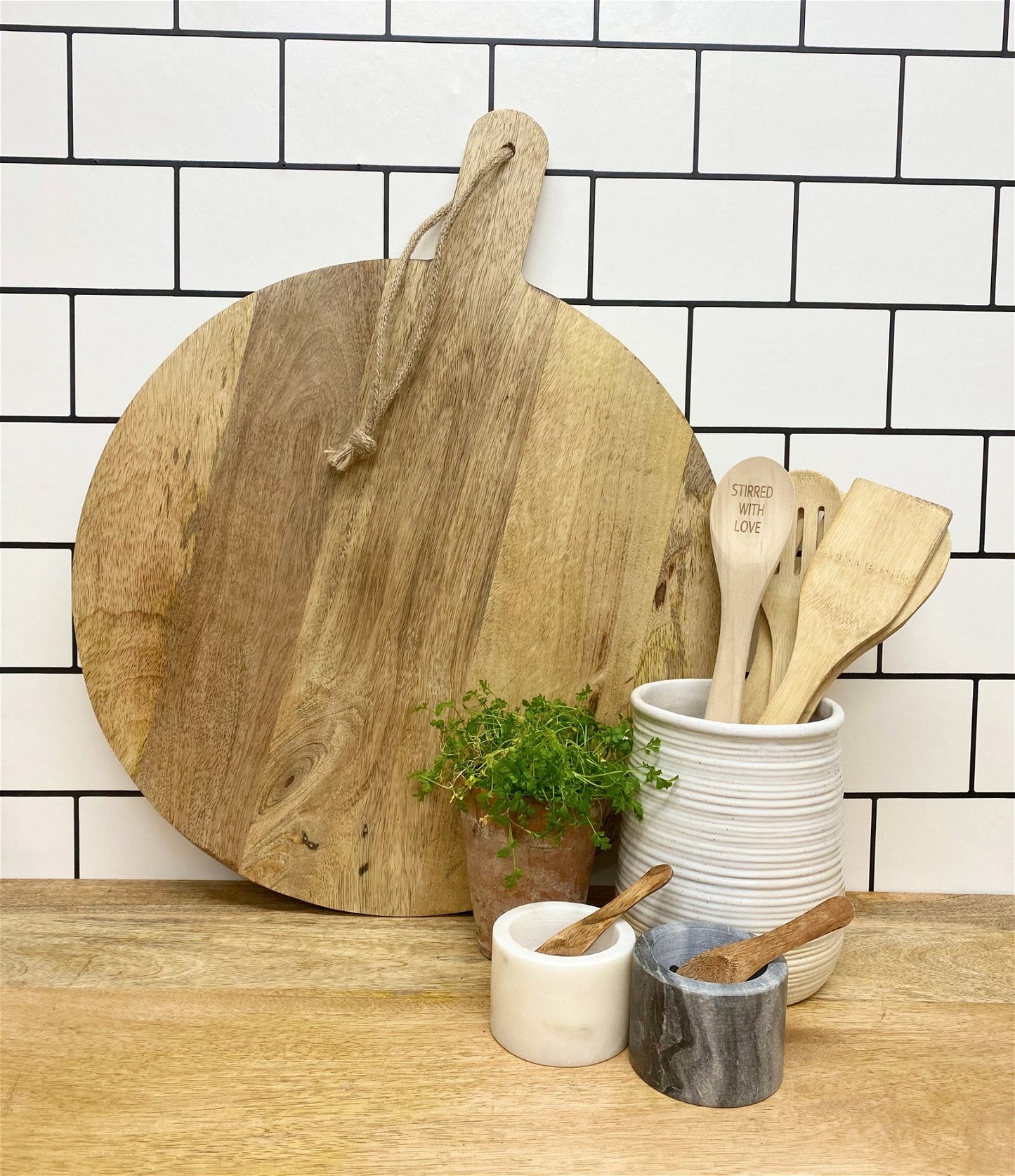 Round Wooden Chopping Board